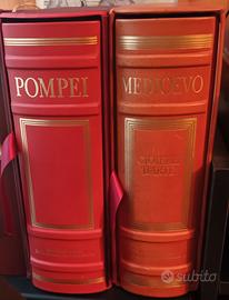 2 VOLUMI TRECCANI POMPEI MEDIOEVO GIOIELLI D'ARTE