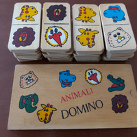 Domino per bambini gioco vintage