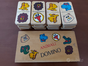 Domino per bambini gioco vintage