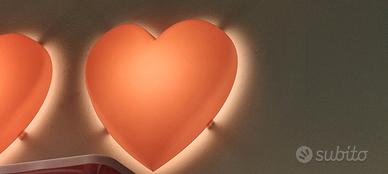 Lampada da muro forma cuore ❤️