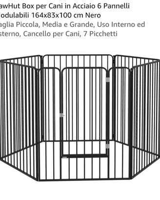 Box recinto  per cani grandi modulare