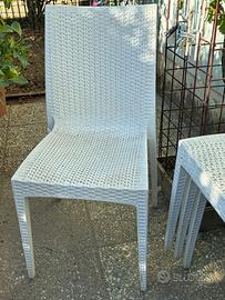 Sedie Rattan BISTROT - 8Pz.