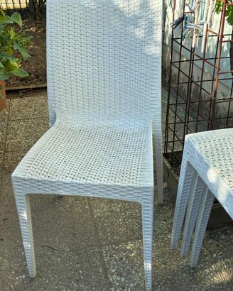 Sedie Rattan BISTROT - 8Pz.