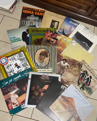 Lotto vinili cantautori italiani