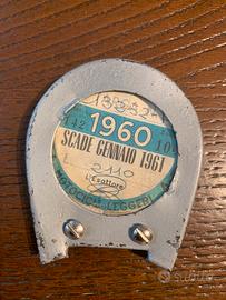 Portabollo epoca vespa faro basso  e lambretta