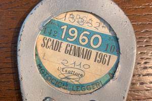 Portabollo epoca vespa faro basso  e lambretta