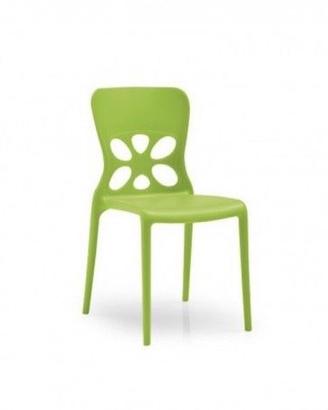 1 Sedia Neon Calligaris Verde Impilabile