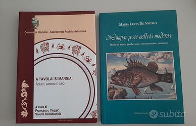 Set 2 libri su cibo e alimentazione