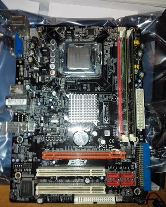 Scheda Madre CPU Intel E5300 RAM 4GB CORSAIR
