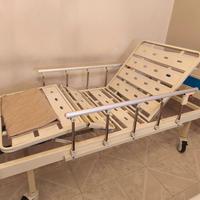 Letto ortopedico con ruote, 2 movim.c/materasso 