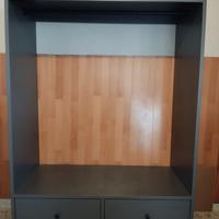 Guardaroba aperto Bryggja Ikea nero