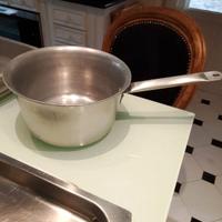 Casseruola in alluminio pesante manico tubolato