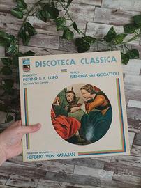 PIERINO E IL LUPO/SINFONIA DEI GIOCATTOLI 33 GIRI