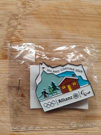 Milano Olimpiadi - spilla e cappello Allianz