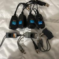 Adattatori telecamere Balun rj45 a bnc