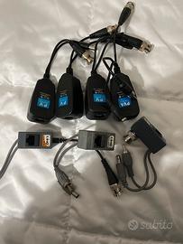 Adattatori telecamere Balun rj45 a bnc