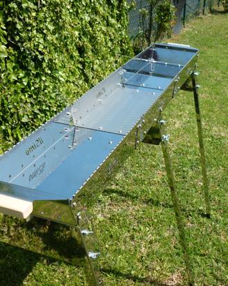 N°2 x Cuoci arrosticini - spiedini inox sm120