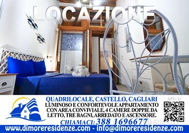 Quadrilocale arredato a Castello, transitorio 6 me