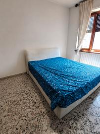 letto matrimoniale contenitore in ecopelle