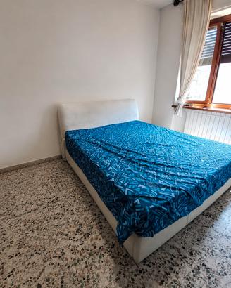 letto matrimoniale contenitore in ecopelle