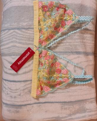 Reggiseno a triangolo Yamamay floreale