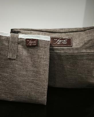 borsa fiocchi di riso + tappetino cambio 