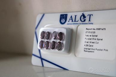 Lotto di Spinelli Naturali Purplish Pink ALGT 4,39