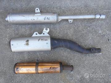 Silenziatore enduro motocross epoca