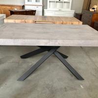 NUOVO TAVOLO 180x100 all 280x100, FINITURA BETON