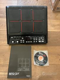 Roland spd-sx con custodia e supporto