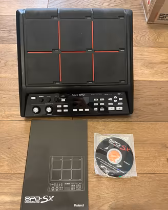Roland spd-sx con custodia e supporto