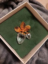 Spilla Fragola Swarovski Crystal Memories – Grande