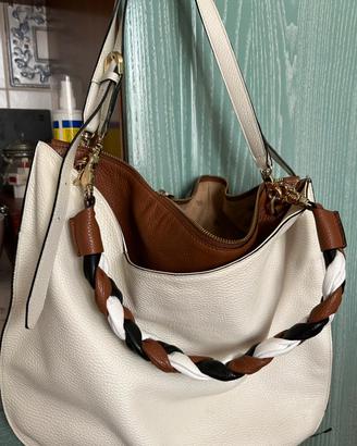 Borsa tracolla con o senza tracolla intrecciata