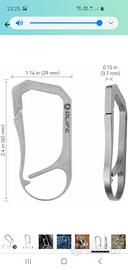 Moschettone titanio Olife