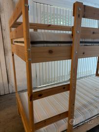 Letto a castello IKEA MYDAL con materassi