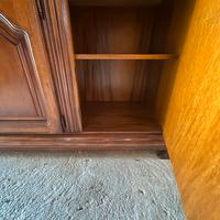 Cristalliera di legno massello