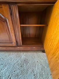 Cristalliera di legno massello