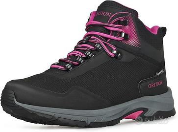 GRITION Scarpe da Trekking Impermeabili da Uomo Mu