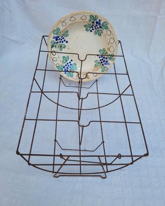 Porta piatti vintage francese