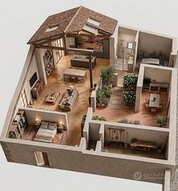 Locale c2 adattabile a loft