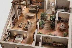 Locale c2 adattabile a loft