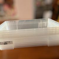 IKEA SAMLA, set di 4 scatole contenitori