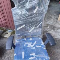 Sedia da ufficio blu