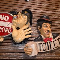 COPPIA INSEGNE RESINA