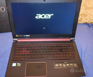 Notebook Acer Nitro i7, 1050ti, 16gb ram, ssd+hdd