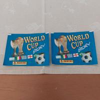 Panini 2 bustine World cup story 1990 piene sigill