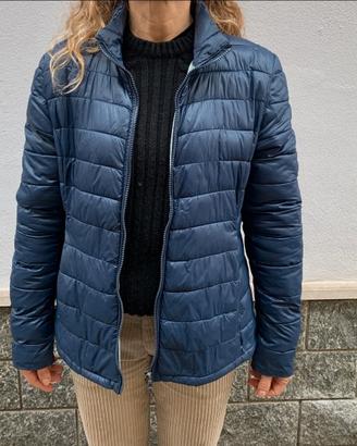 piumino stile 100 grammi leggero blu semplice
