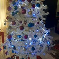 albero di Natale bianco 