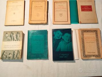 Lotto Libri Magistrali anni 40' sull'educazione