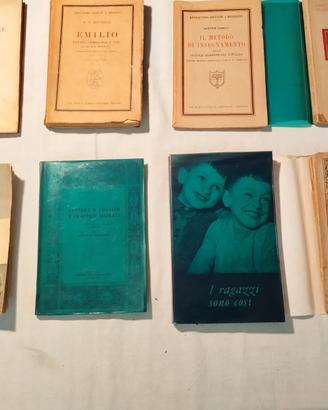 Lotto Libri Magistrali anni 40' sull'educazione